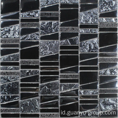 Trapezoid Glass Mosaic Tile